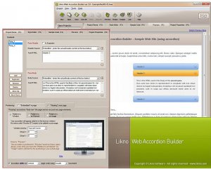 jQuery Accordion Builder数据库查询编辑器