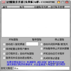 QT随缘多开器