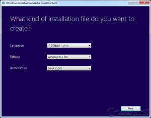 Windows Installation Media Creation Tool for win 8.